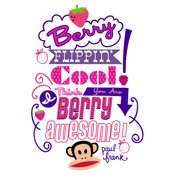 Berry Cool Lettering