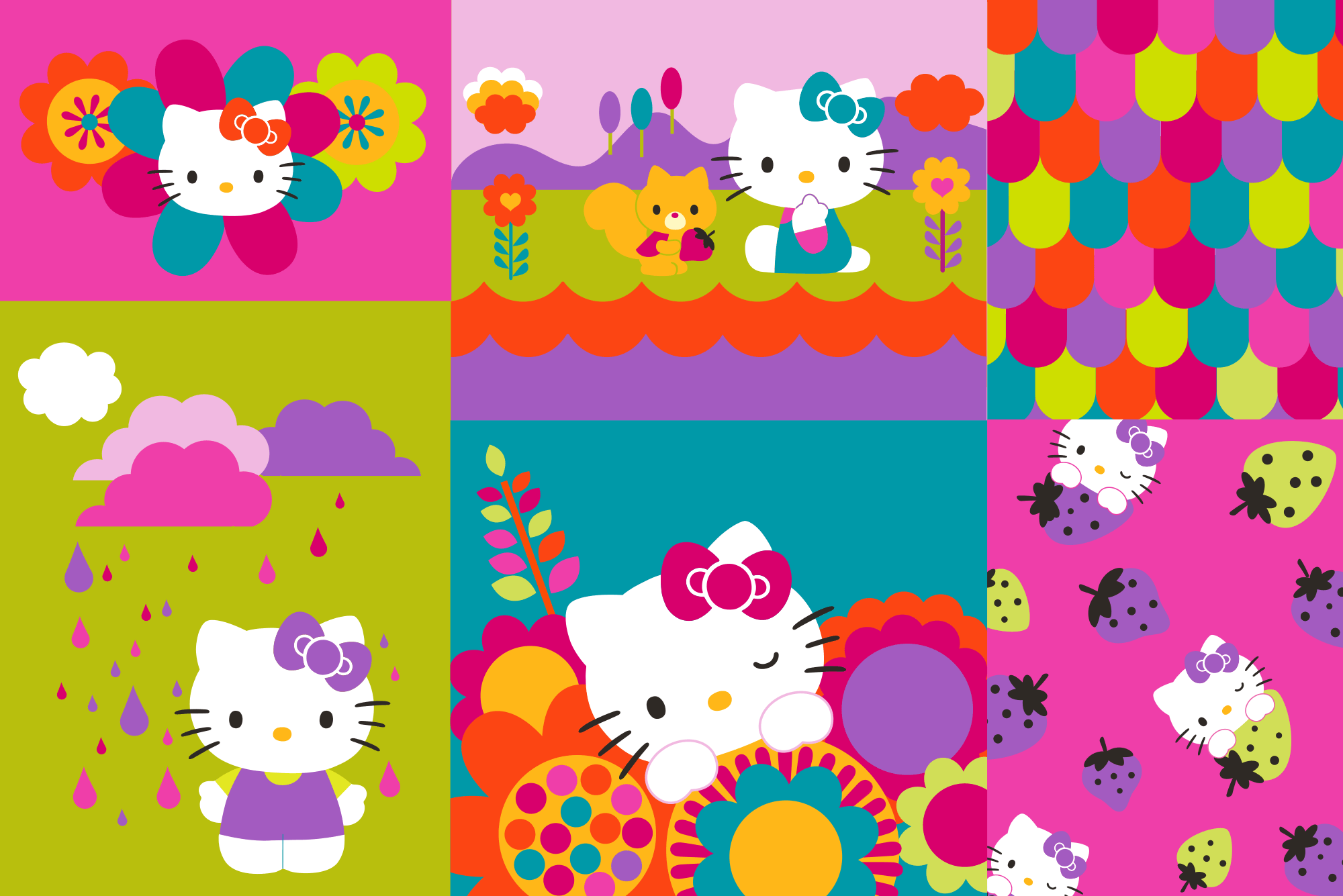 Hello Kitty Graphic Modern