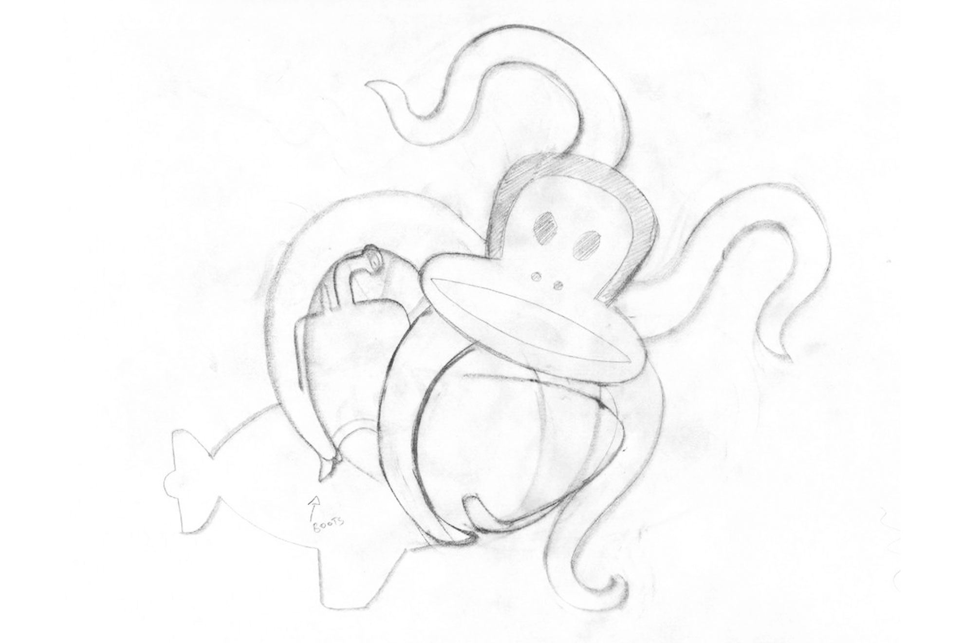 Paul Frank Julius Octopus Sketch
