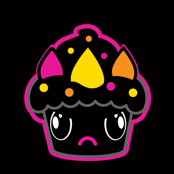 So So Happy Cupcake Character Design